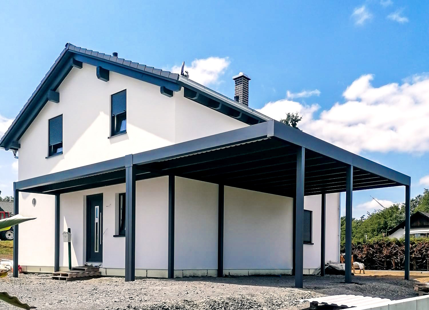 Terrassendach Detail